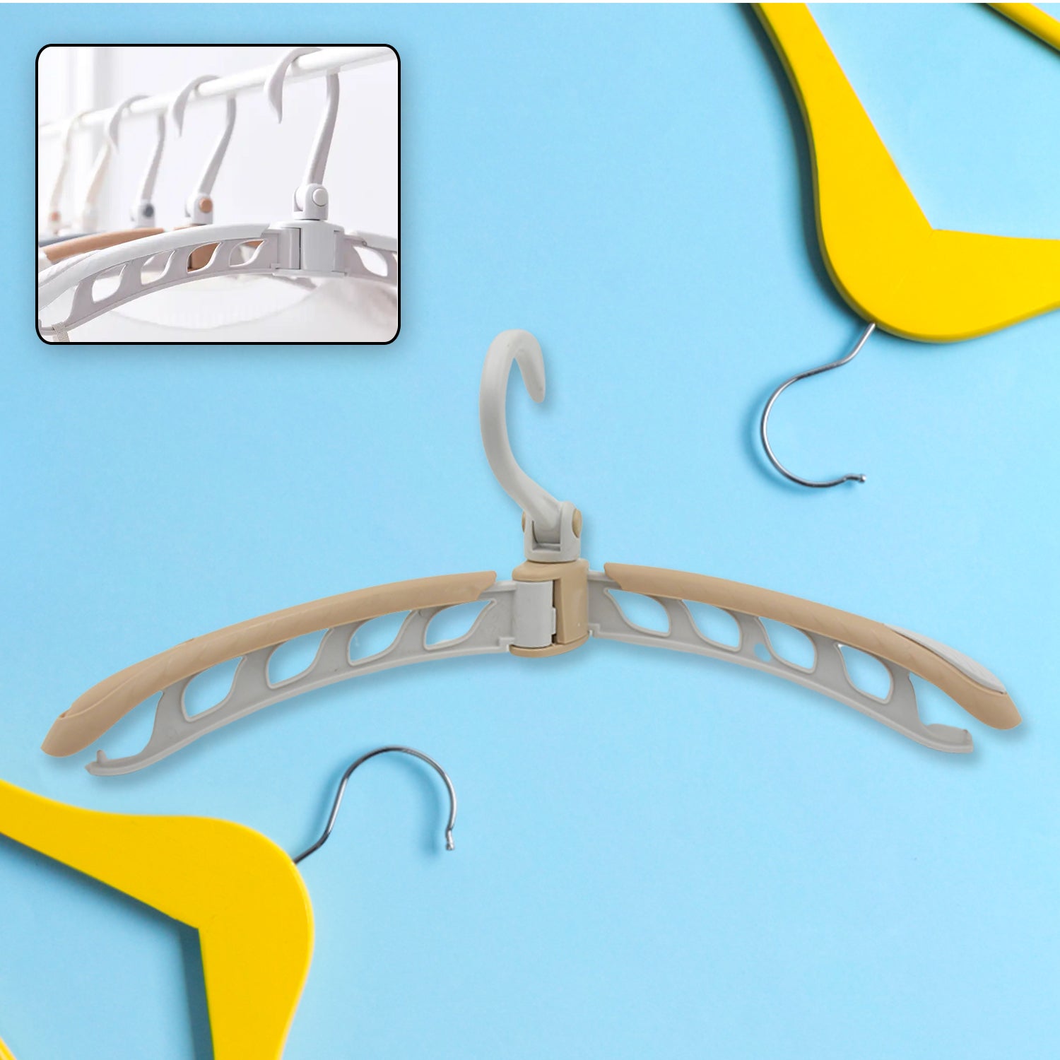 0279 Portable Folding 360 Degree Rotating Clothes Hangers Travel Foldable & Adjustable Accessories Foldable Clothes Hangers Drying Rack for Travel (1 Pc) 0279 Portable Folding 360 Degree Rotating Clothes Hangers Travel Foldable & Adjustable Accessories Foldable Clothes Hangers Drying Rack for Travel (1 Pc)